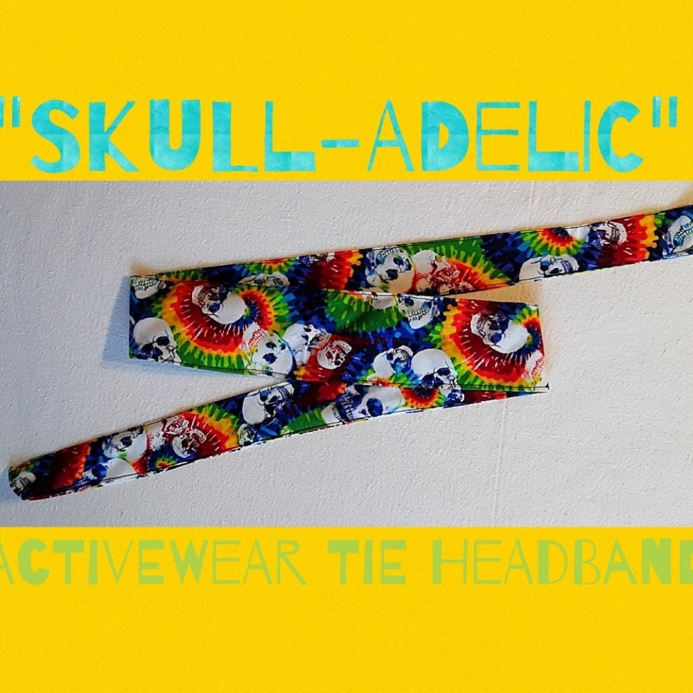 TieDye/Skull Activewear Headband
